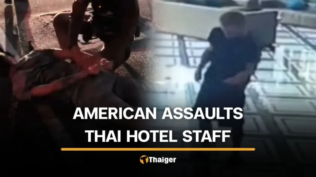 US National Arrested for Assault and Hotel Vandalism in Chon Buri