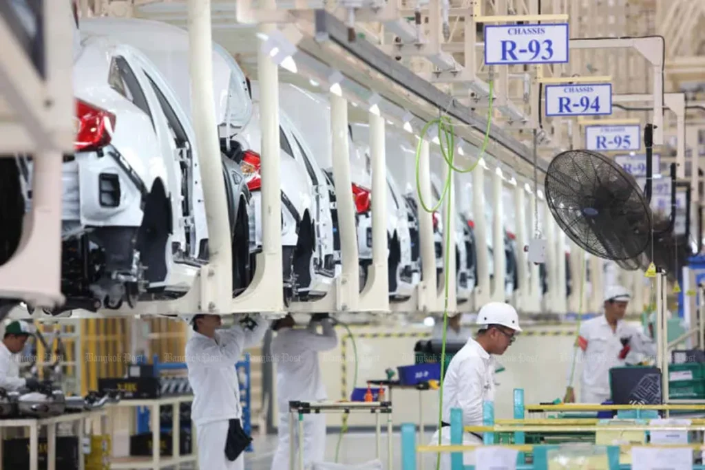 Thai Automotive Sector Faces Export Slump Amid Global Trade Disruptions