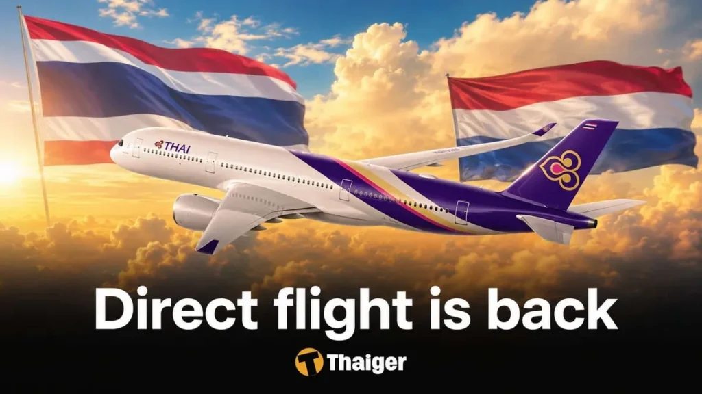 Thai Airways Resumes Nonstop Bangkok-Amsterdam Flights After 28 Years