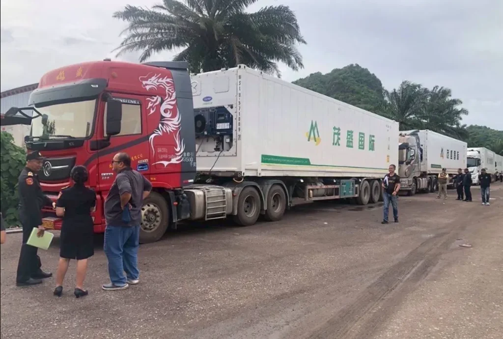 Thai Authorities Enforce Rules for Chinese Freight Trucks