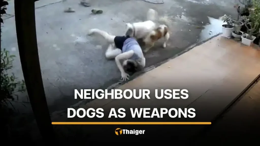 Phitsanulok Lecturer Attacked by Dogs Amid Rubbish Dispute