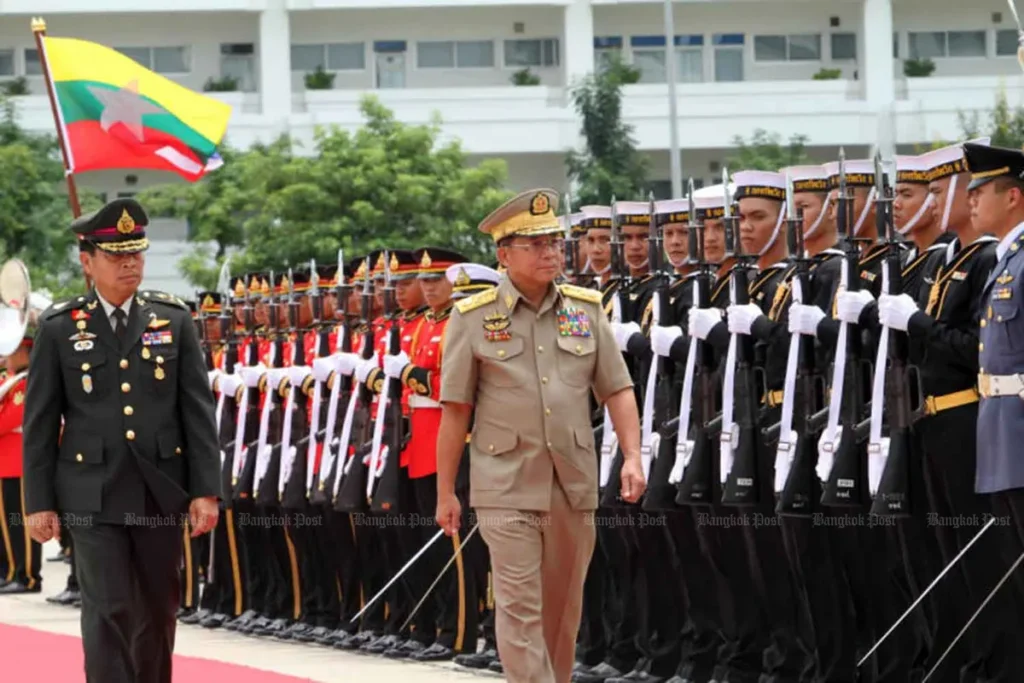 Myanmar Leader Discusses Border Security, Trade with Thailand