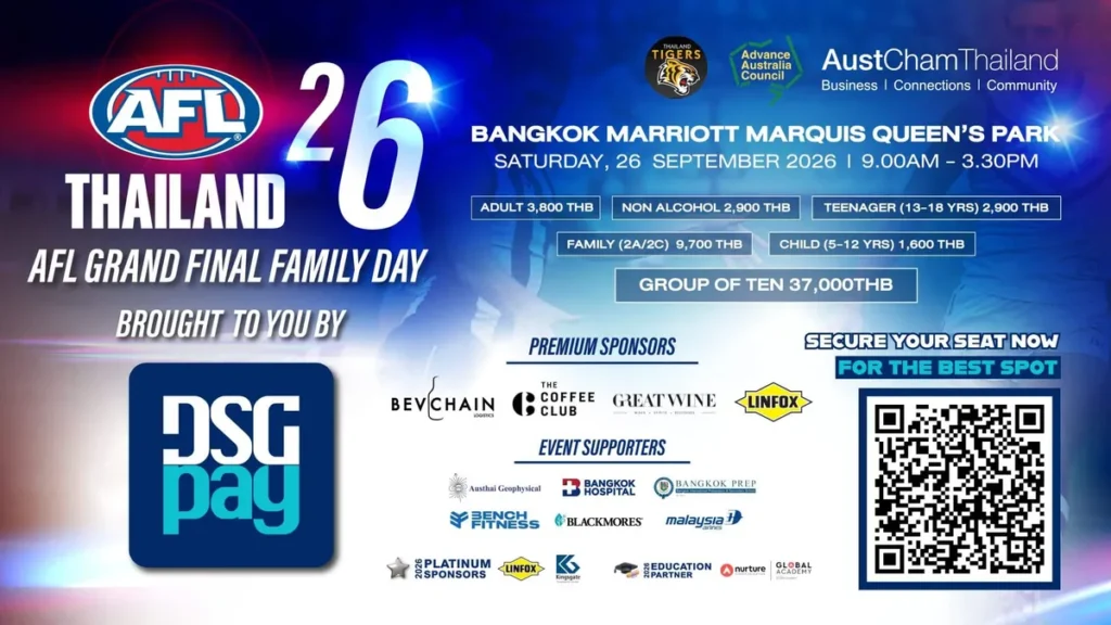 Bangkok to Host 2026 AFL Grand Final Family Day
