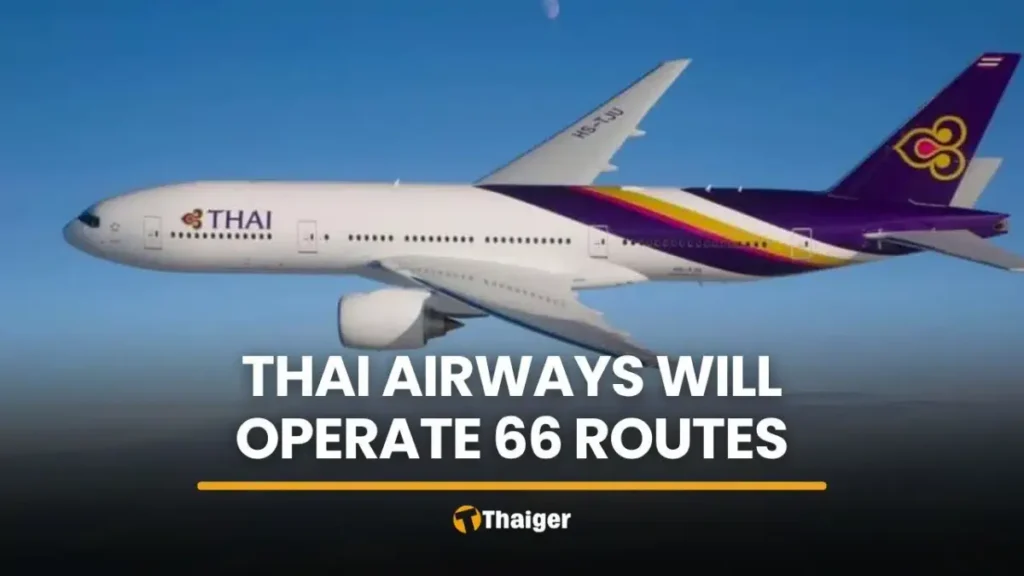 Thai Airways Boosts Winter Schedule with 66 Global Routes